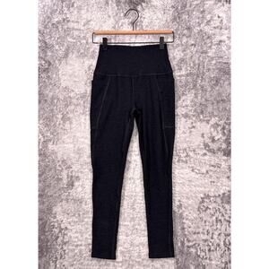 Beyond Yoga Leggings Small Womens Out Of Pocket High Rise Black Space Dye